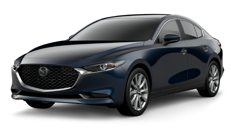 2021 Mazda3 Sedan Deep Crystal Blue Mica | University Mazda in Waco TX